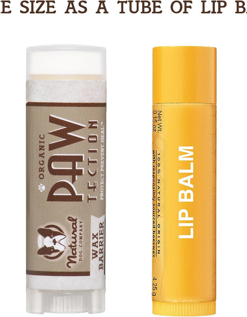 Load image into Gallery viewer, Pawtection Dog Paw Balm, Protects Paws from Hot Surfaces, Sand, Salt, &amp; Snow, Organic, All Natural Ingredients
