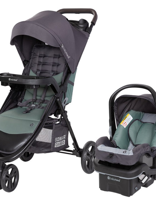 Load image into Gallery viewer, Sonar Cargo 3-Wheel Travel System with Ez-Lift™ 35 plus Infant Car Seat - Desert Sage
