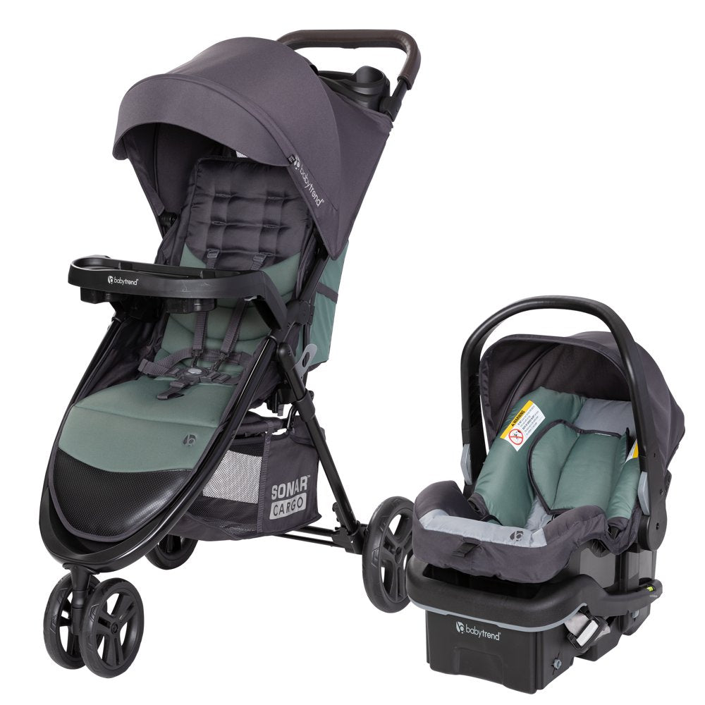 Sonar Cargo 3-Wheel Travel System with Ez-Lift™ 35 plus Infant Car Seat - Desert Sage