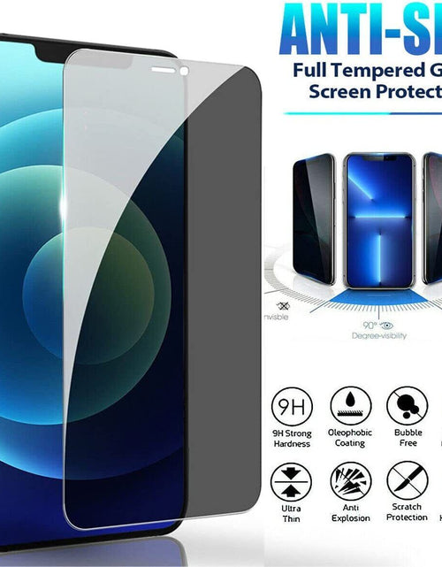 Load image into Gallery viewer, For Iphone 15 14 13 12 11 Pro Max Tempered Glass Privacy Screen Camera Protector
