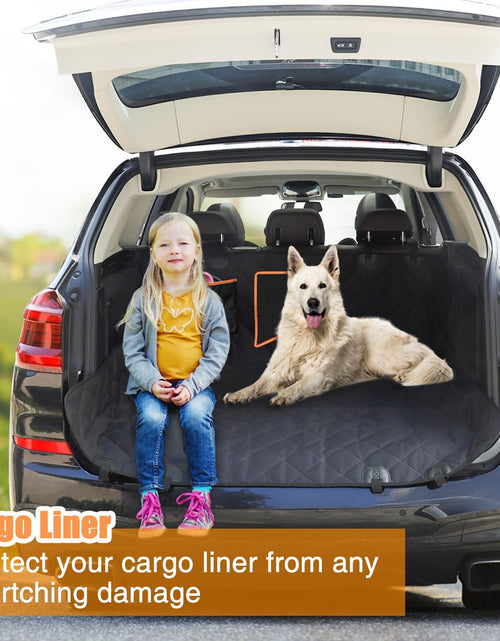 Load image into Gallery viewer, Dog Car Seat Cover for Back Seat, 100% Waterproof Dog Car Hammock with Mesh Window, Anti-Scratch Nonslip Durable Soft Pet Dog Seat Cover for Cars Trucks and SUV
