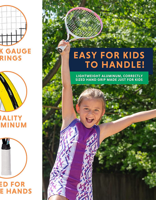 Load image into Gallery viewer, Tennis Racket for Kids by . Proper Equipment Helps You Learn Faster and Play Better!
