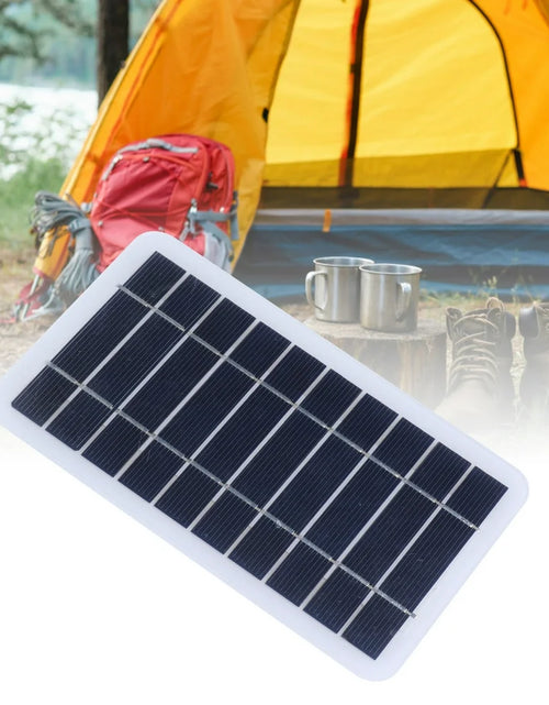 Load image into Gallery viewer, Solar Panel Charger,Solar Panel,2W 5V Polycrystalline Silicon Solar Panel Outdoor Solar Battery Charger Mobile Power Supply for Charging Mobile Phone
