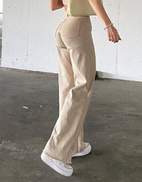 Load image into Gallery viewer, Spice Girl Style High Waist Slim Jeans Bell Bottoms
