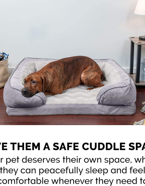 Load image into Gallery viewer, Orthopedic, Cooling Gel, and Memory Foam Pet Beds for Small, Medium, and Large Dogs and Cats - Luxe Perfect Comfort Sofa Dog Bed, Performance Linen Sofa Dog Bed, and More
