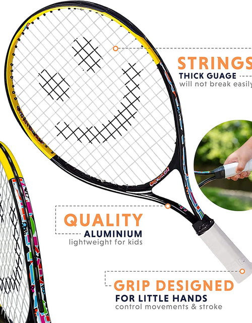 Load image into Gallery viewer, Tennis Racket for Kids by . Proper Equipment Helps You Learn Faster and Play Better!
