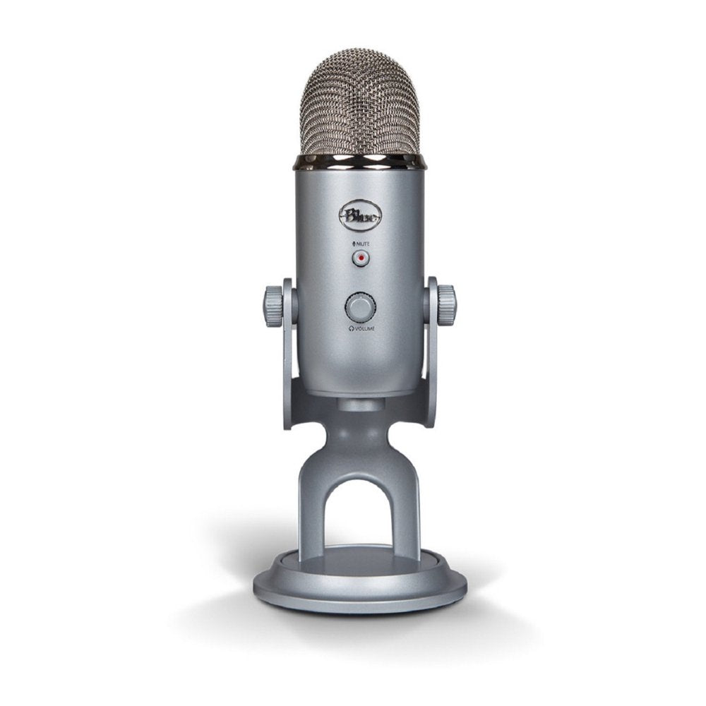 Yeti USB Microphone with Studio Stand, Studio Headphones and Pop Filter