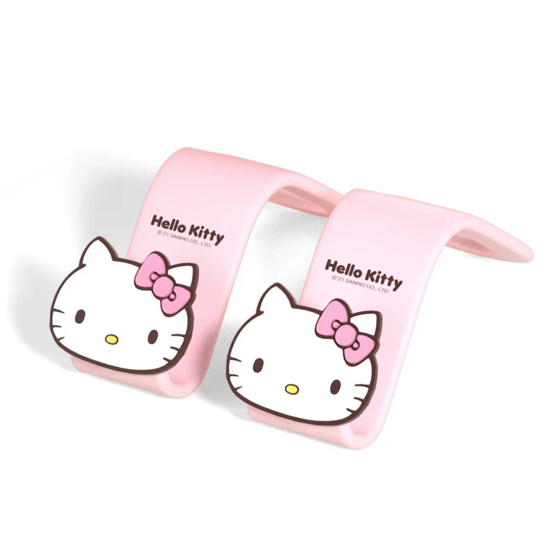 Kawaii Sanrio Hello Kittys Cartoon Car Seat Headrest Hook Car Back Seat Organizer Hanger Storage Cartoon Car Accessories Gifts