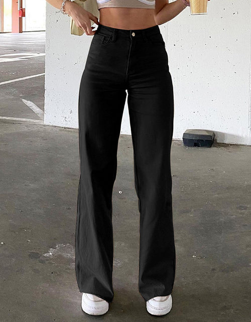 Load image into Gallery viewer, Spice Girl Style High Waist Slim Jeans Bell Bottoms
