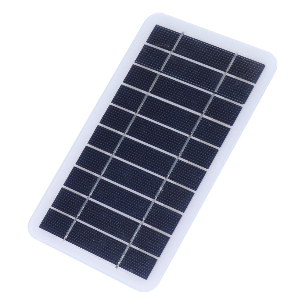 Solar Panel Charger,Solar Panel,2W 5V Polycrystalline Silicon Solar Panel Outdoor Solar Battery Charger Mobile Power Supply for Charging Mobile Phone