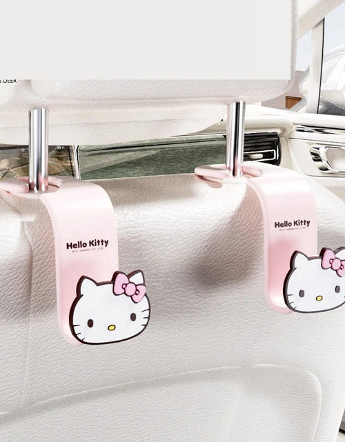 Load image into Gallery viewer, Kawaii Sanrio Hello Kittys Cartoon Car Seat Headrest Hook Car Back Seat Organizer Hanger Storage Cartoon Car Accessories Gifts
