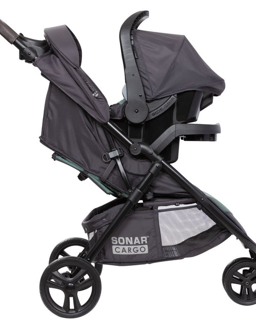 Load image into Gallery viewer, Sonar Cargo 3-Wheel Travel System with Ez-Lift™ 35 plus Infant Car Seat - Desert Sage
