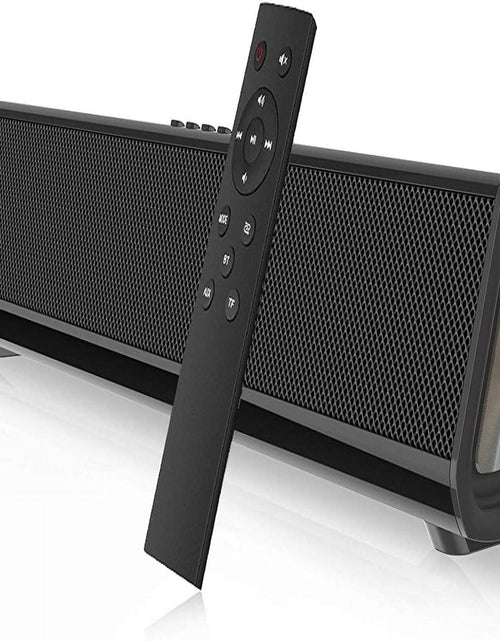 Load image into Gallery viewer, Sound Bar for TV, Soundbar with Subwoofer, Wired &amp; Wireless Bluetooth 5.0 3D Surround Speakers, Optical/Aux/Rca/Usb Connection, Wall Mountable, Remote Control
