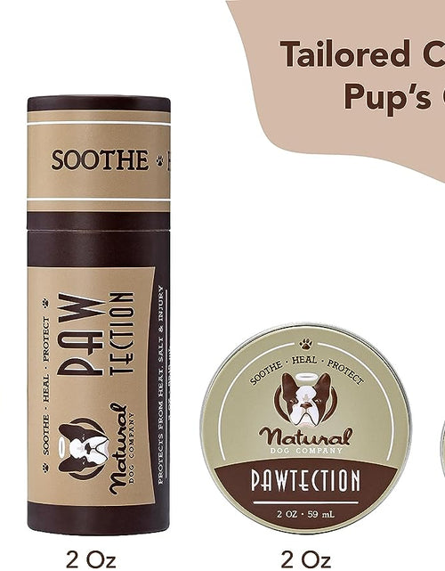 Load image into Gallery viewer, Pawtection Dog Paw Balm, Protects Paws from Hot Surfaces, Sand, Salt, &amp; Snow, Organic, All Natural Ingredients
