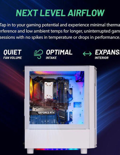 Load image into Gallery viewer, Archangel Gaming PC Desktop INTEL Core I5 12400F 2.5 Ghz, NVIDIA RTX 3060, 1TB NVME SSD, 16GB DDR4 RAM 3200, 600W GOLD PSU, 11AC Wi-Fi, Windows 11 Home 64-Bit
