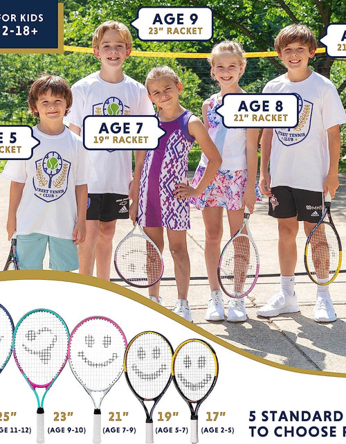 Load image into Gallery viewer, Tennis Racket for Kids by . Proper Equipment Helps You Learn Faster and Play Better!
