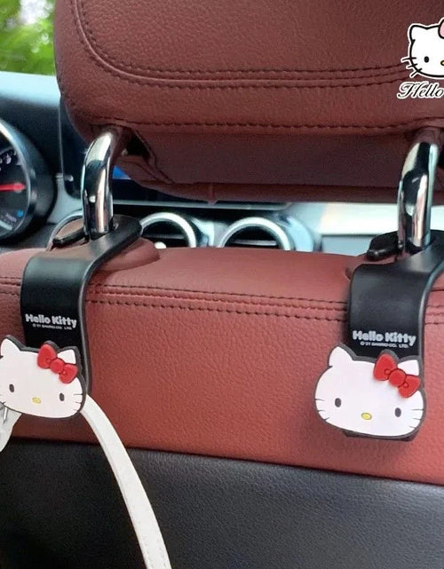 Load image into Gallery viewer, Kawaii Sanrio Hello Kittys Cartoon Car Seat Headrest Hook Car Back Seat Organizer Hanger Storage Cartoon Car Accessories Gifts
