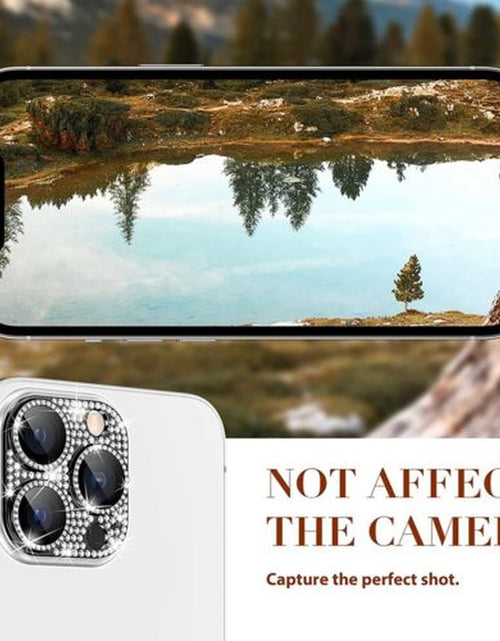 Load image into Gallery viewer, For Iphone 14 13 12 Pro Max Full Cover Metal Diamond Camera Lens Protector Case
